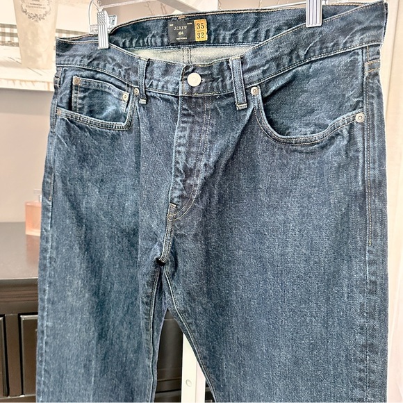 J.Crew 484 Slim Fit Jeans Men’s 35x32 Dark Wash Denim - Picture 10 of 16